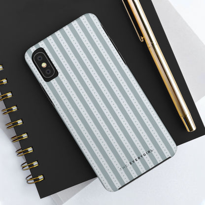 Muted Blue Stripe IPhone Case