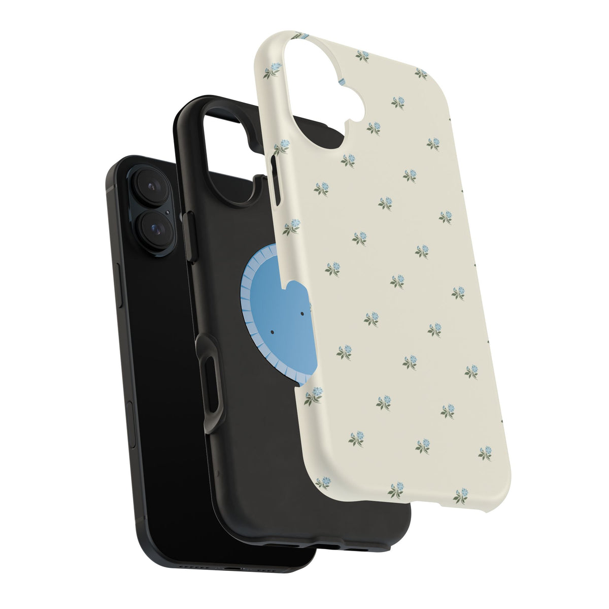 Tiny Blue Flowers Phone Case