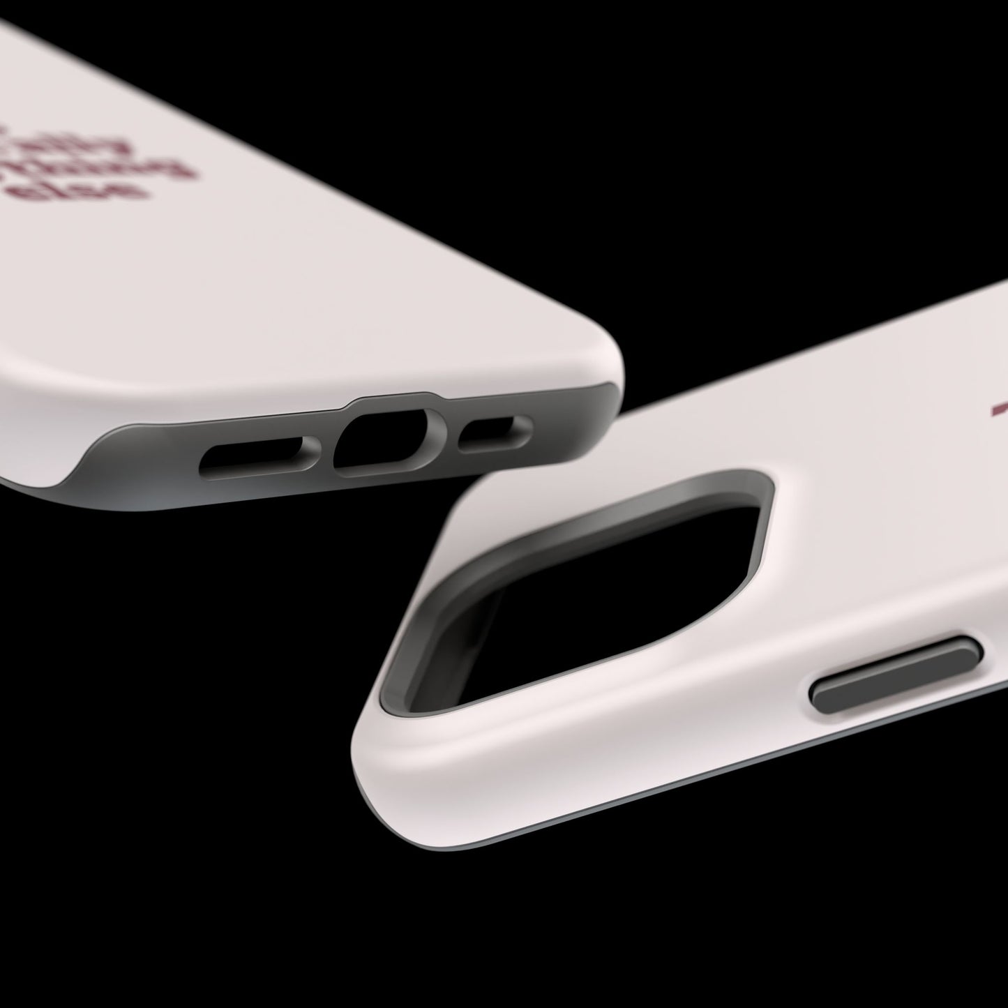 Do Literally Anything Else Burgundy Phone Case