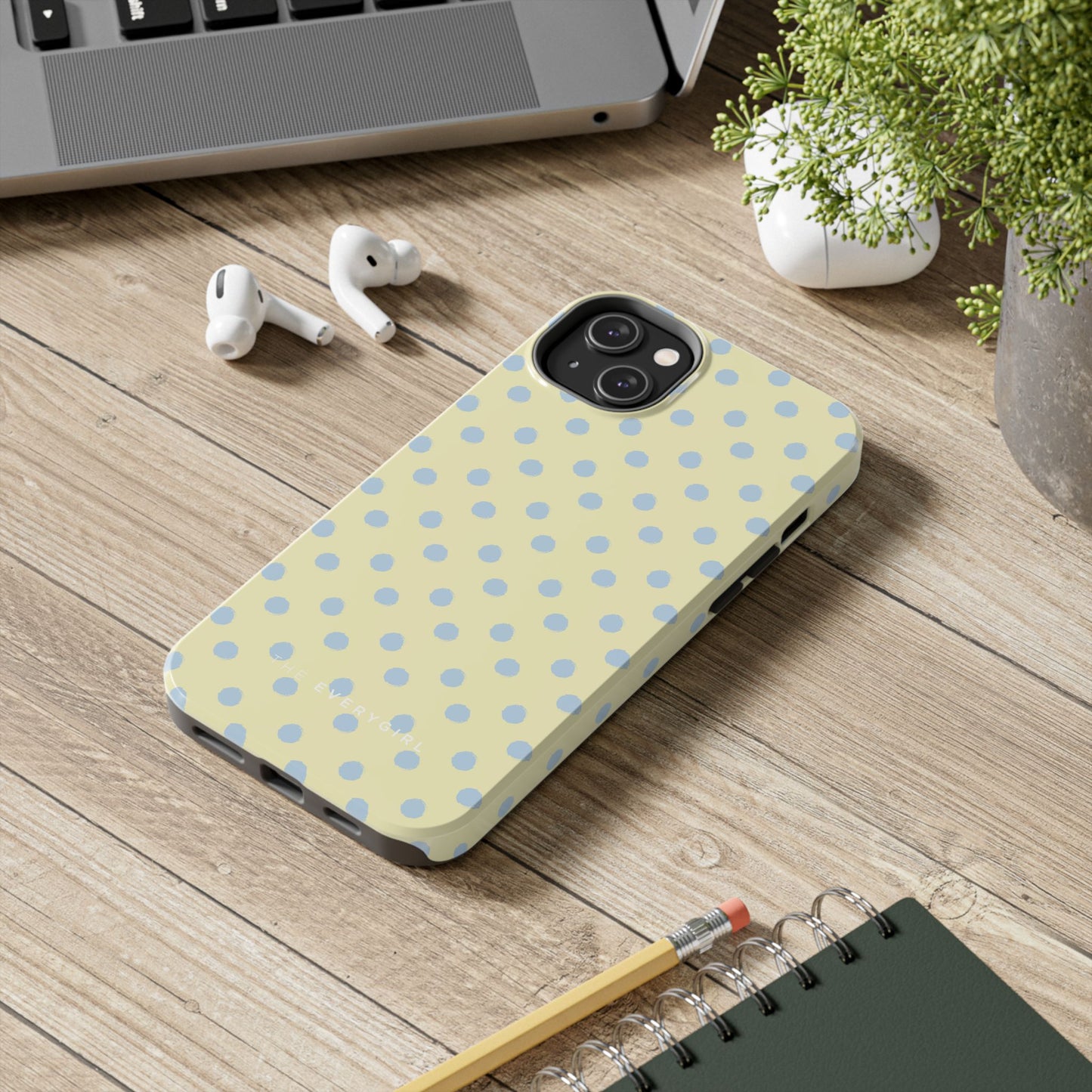 Third Coast – Yellow & Blue Polka Dots Phone Case