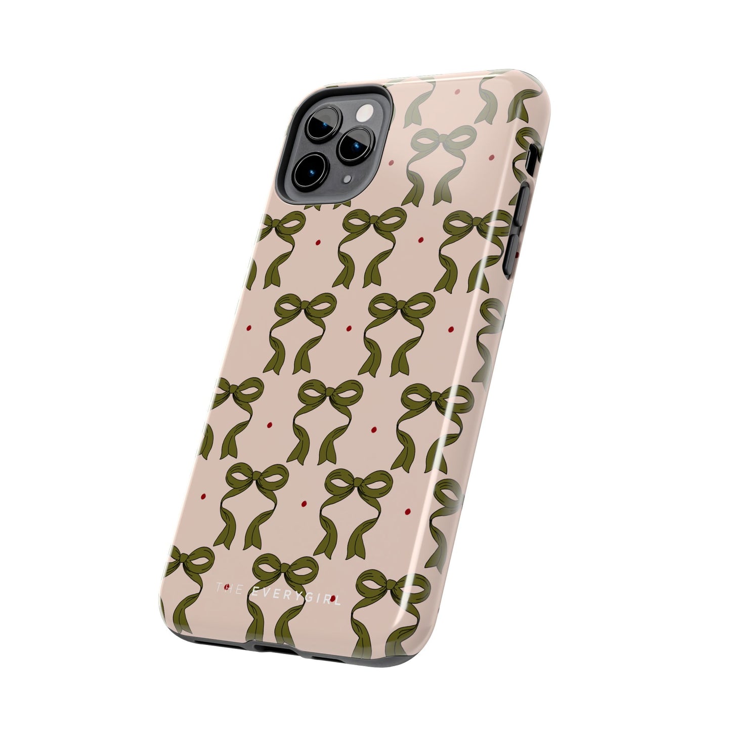 Pink & Green Bows IPhone Case