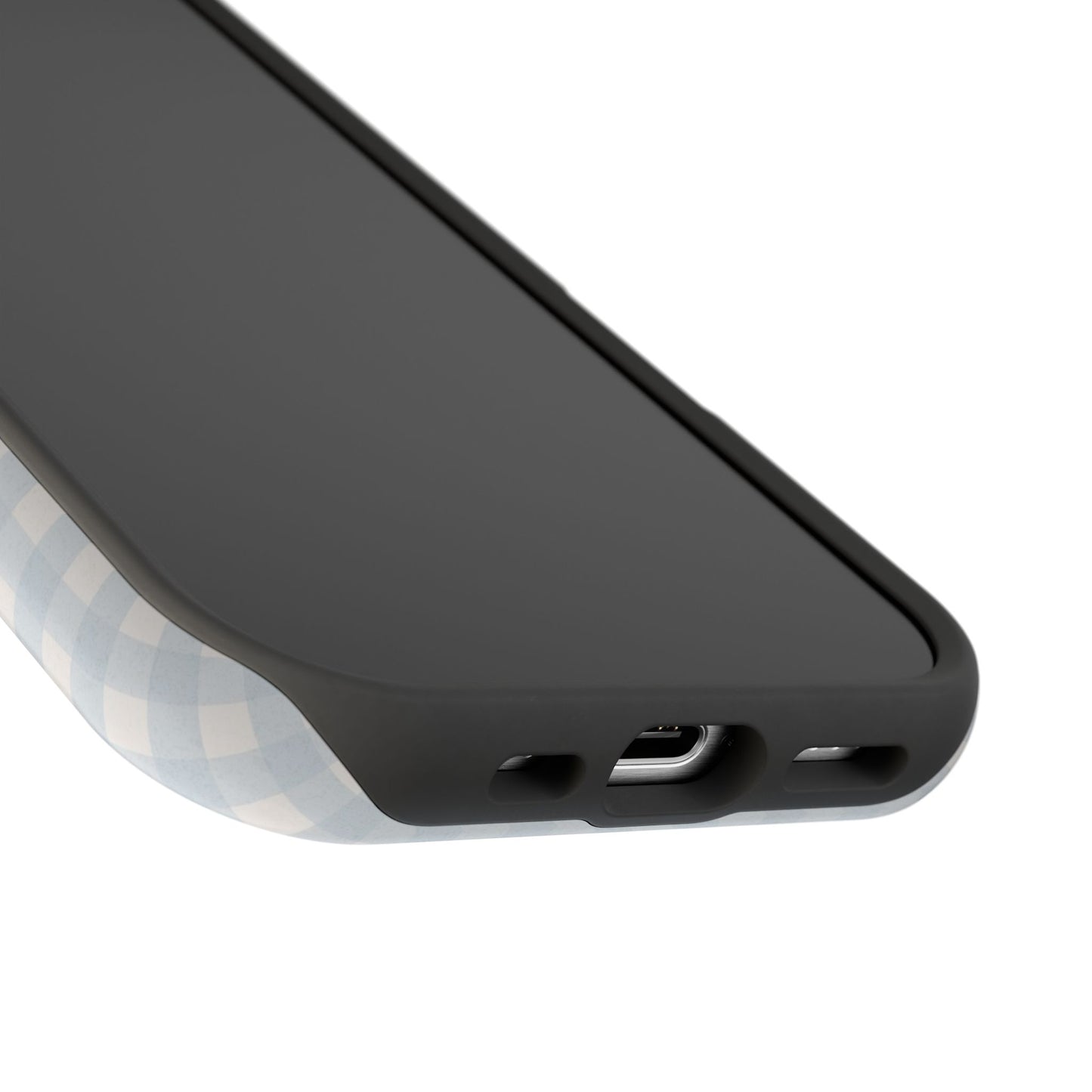 Nancy Meyers Inspired Blue Gingham Phone Case