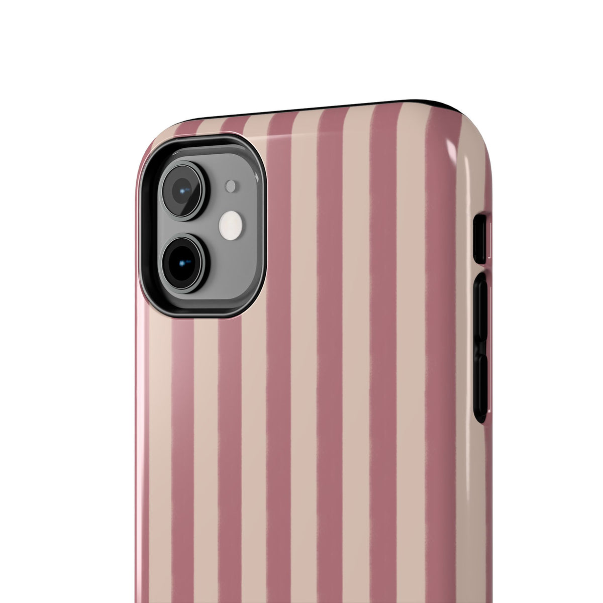 Tone on Tone Pink Stripes IPhone Case