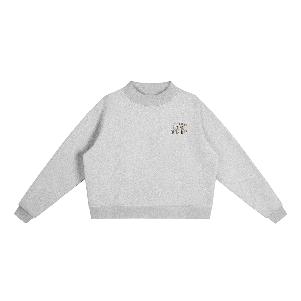 Podcast Fleece Mockneck Crew