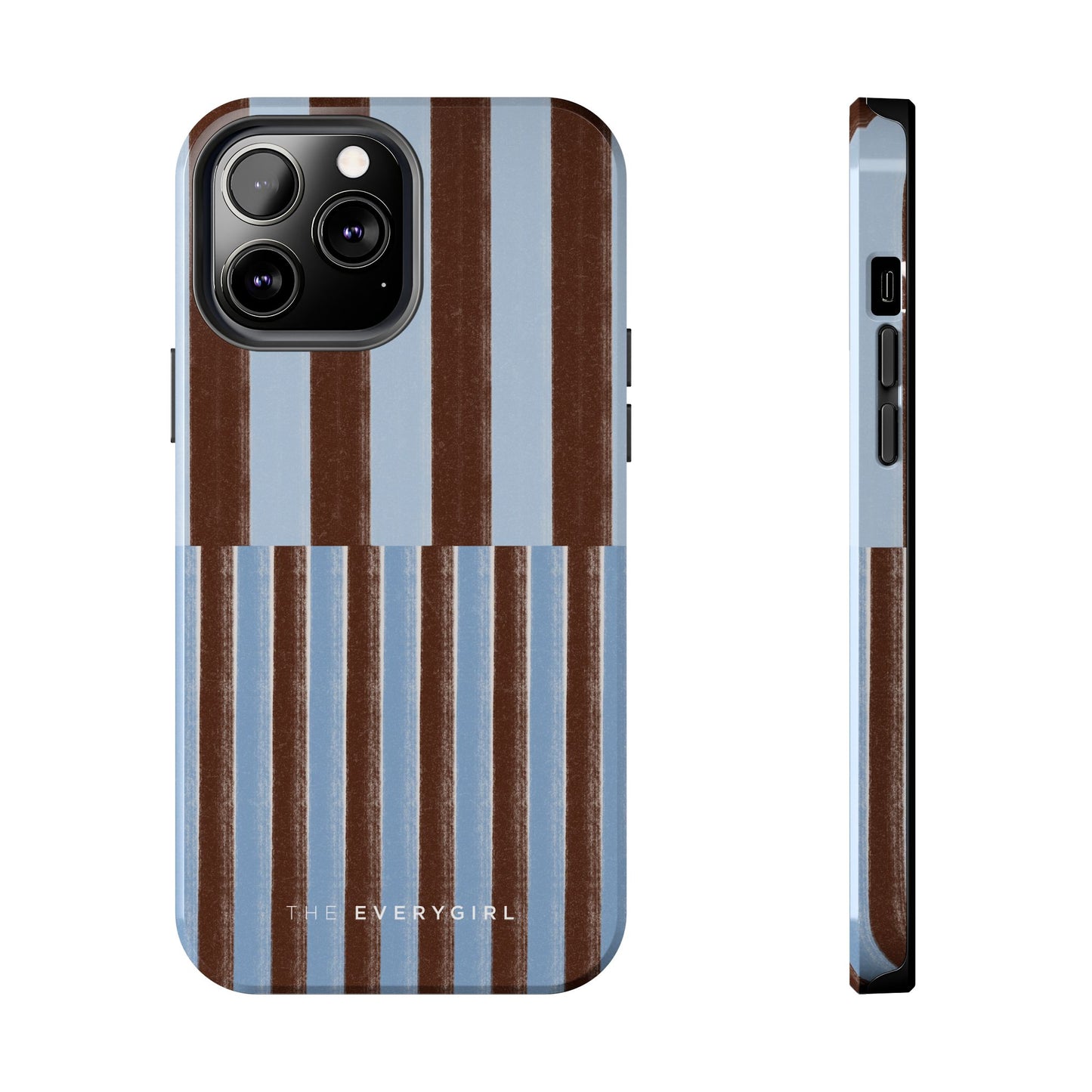 January Blue & Brown Phone Case