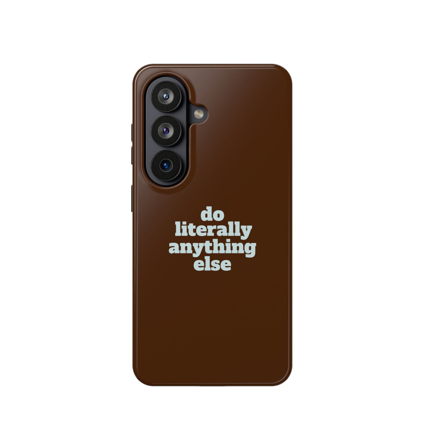 Do Literally Anything Else Brown & Blue Phone Case