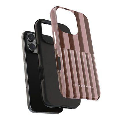 February Pink and Brown Phone Case