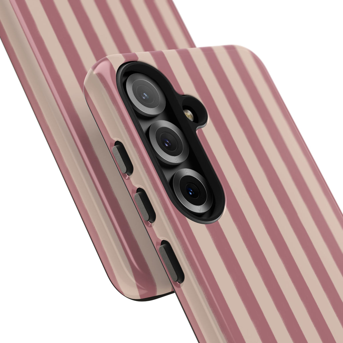 Tone on Tone Pink Stripes IPhone Case