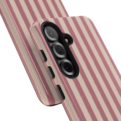 Tone on Tone Pink Stripes IPhone Case