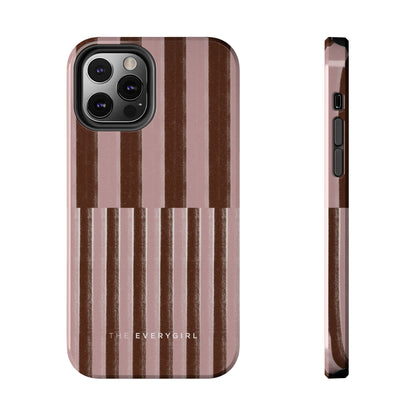 February Pink and Brown Phone Case