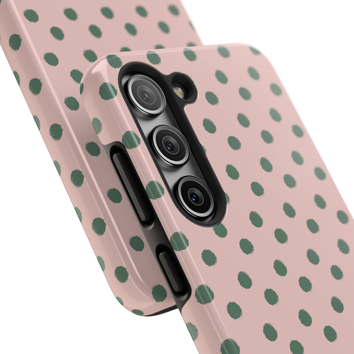 Pink & Green Polka Dots Phone Case