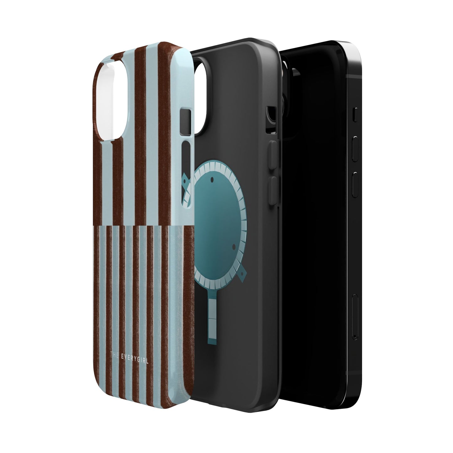 Blue & Brown Contrast Phone Case