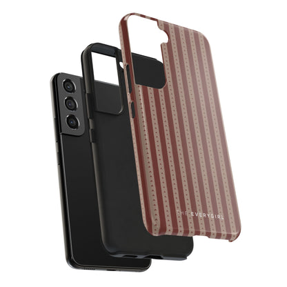 Muted Red Stripe IPhone Case
