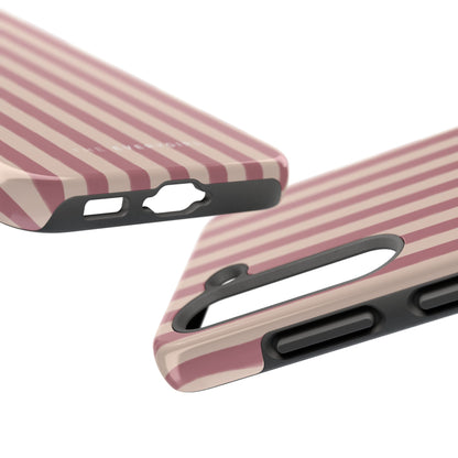 Tone on Tone Pink Stripes IPhone Case