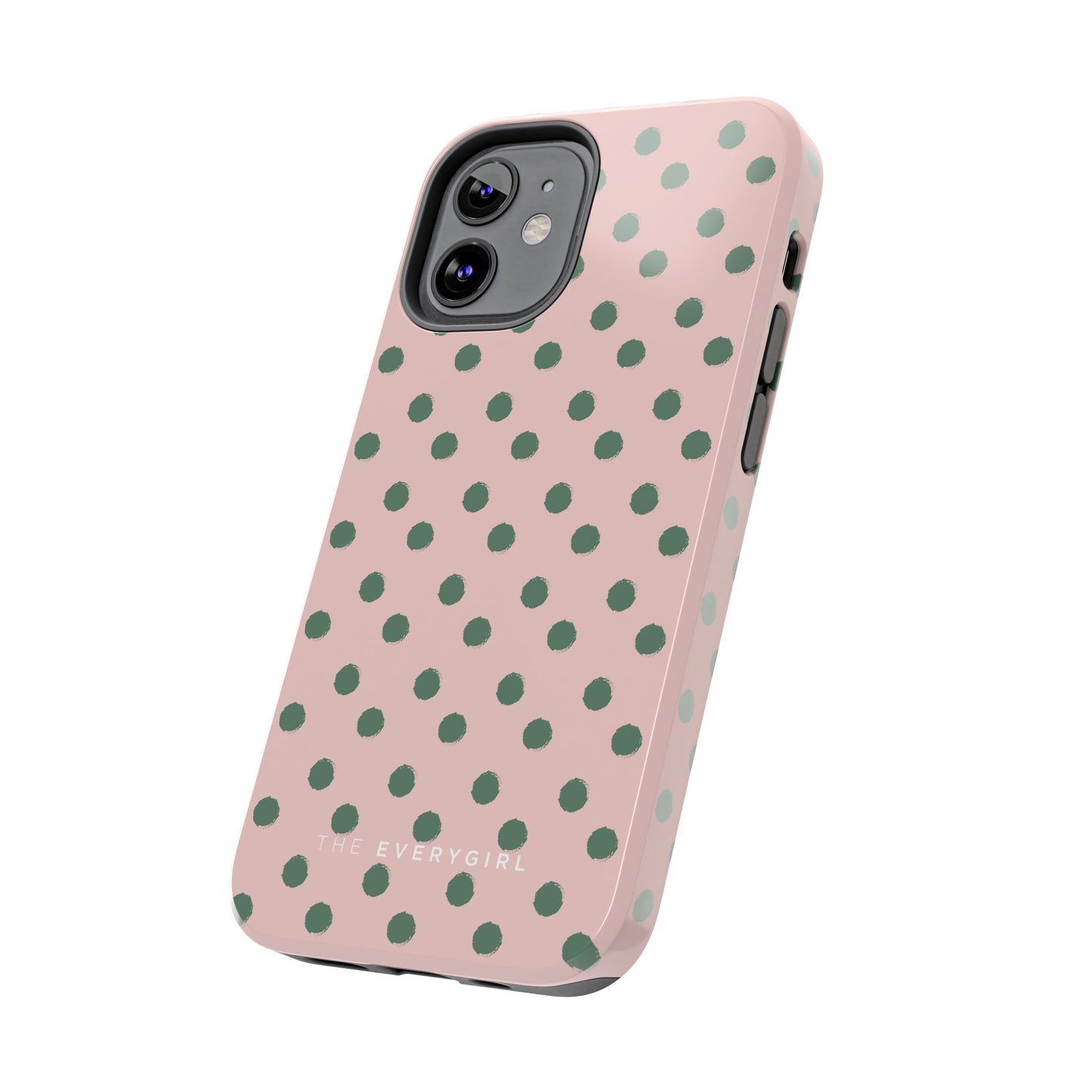 West Coast – Pink & Green Polka Dots Phone Case