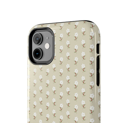 Neutral Tiny Flowers IPhone Case