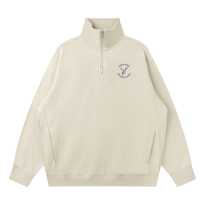 Hockey Mom Half Zip Sweatshirt