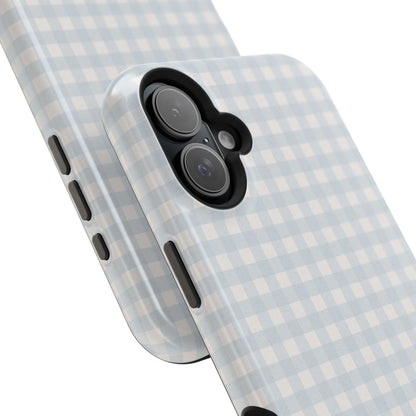 Nancy Meyers Inspired Blue Gingham Phone Case