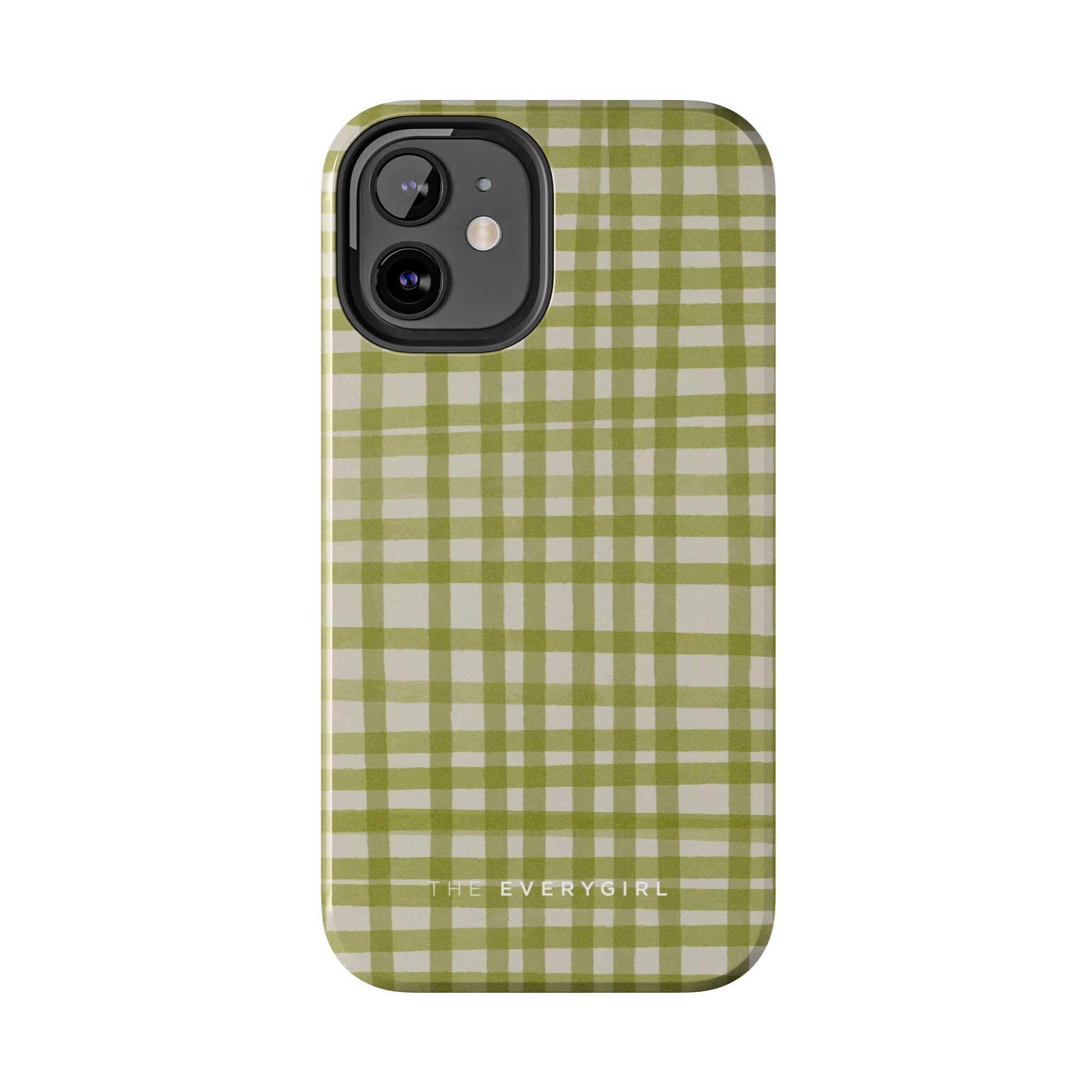 Green Gingham Phone Case