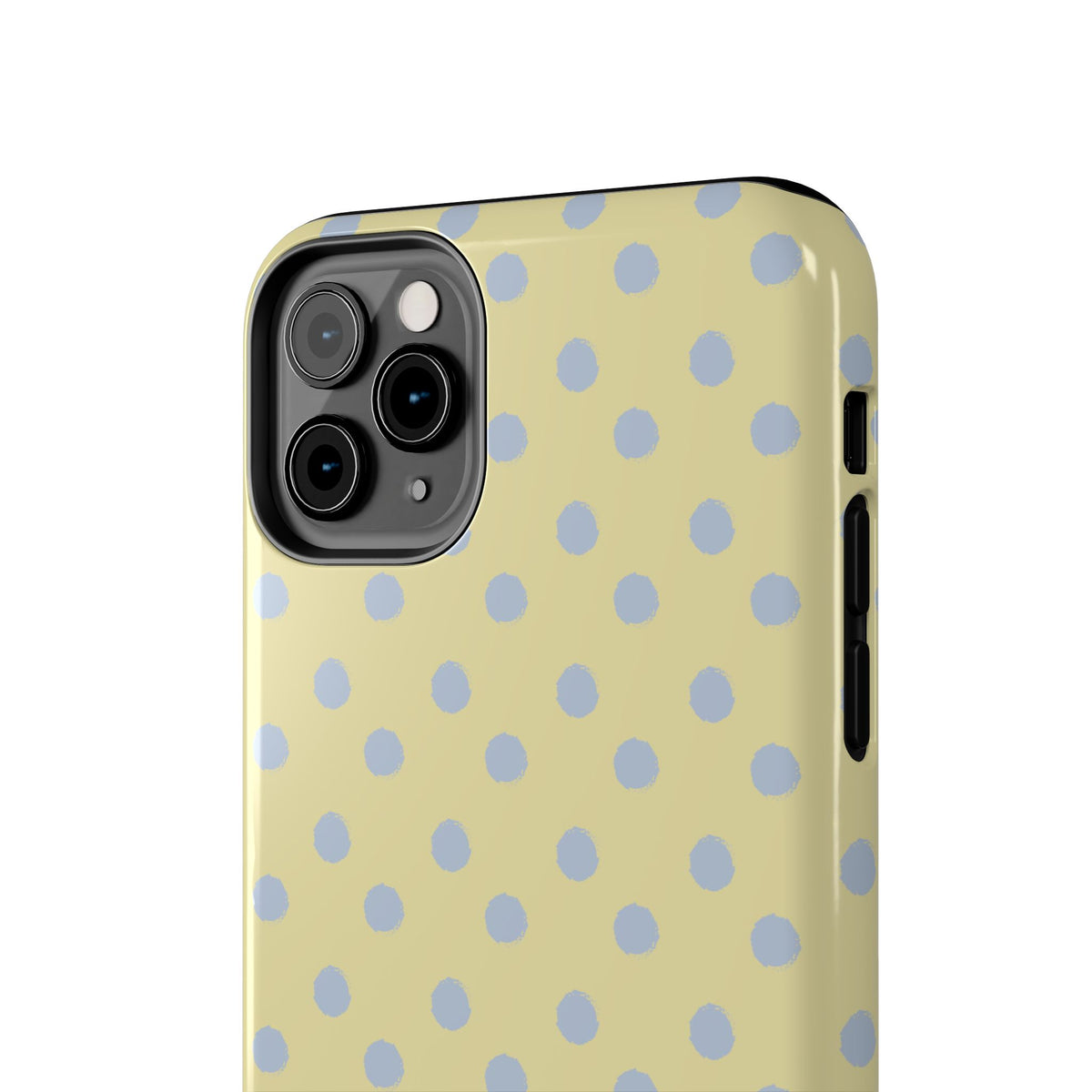 Yellow & Blue Polka Dots Phone Case