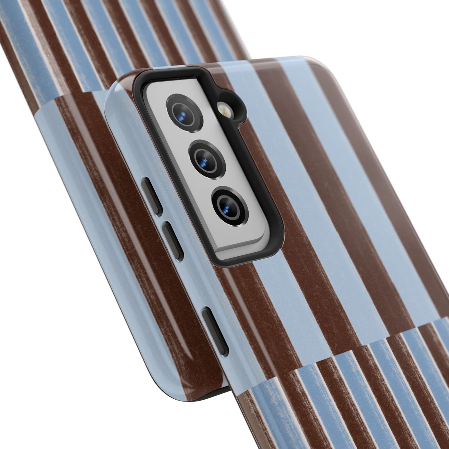 January Blue & Brown Phone Case
