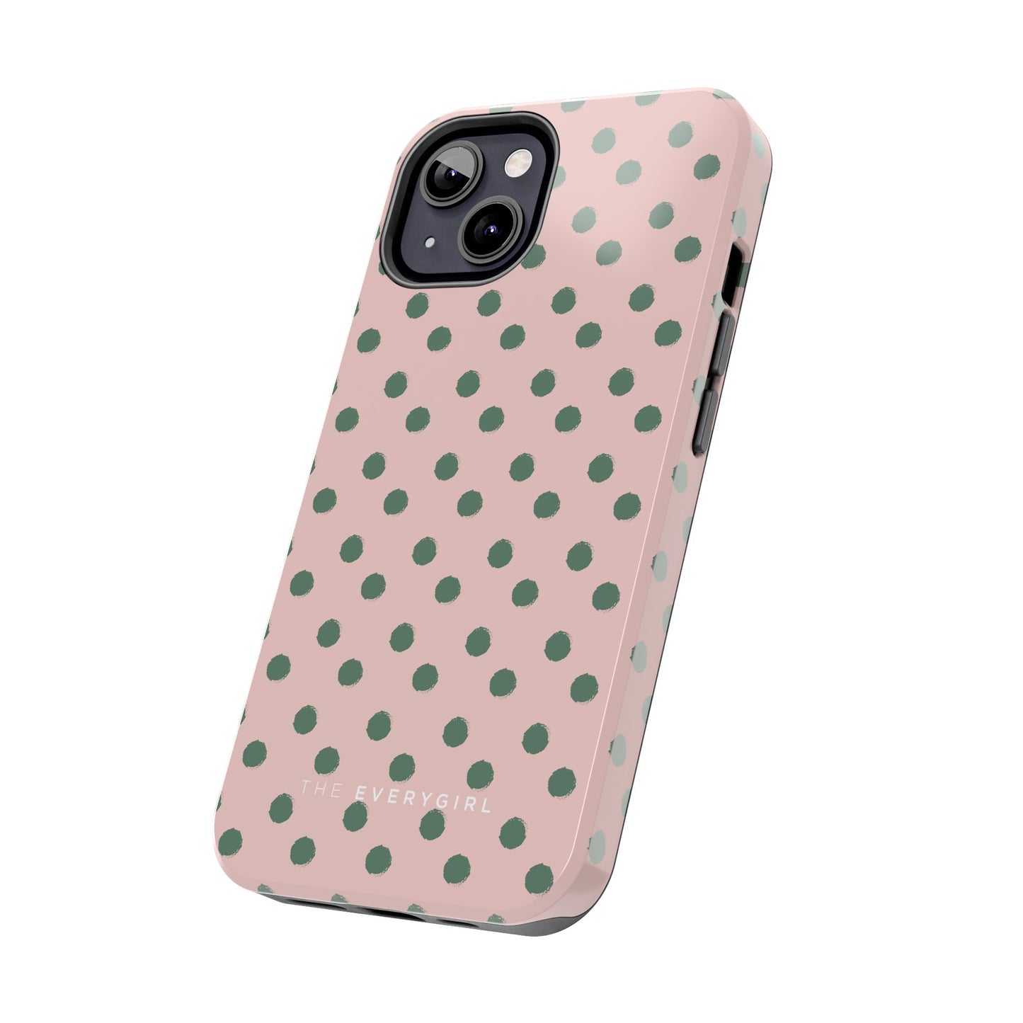West Coast – Pink & Green Polka Dots Phone Case