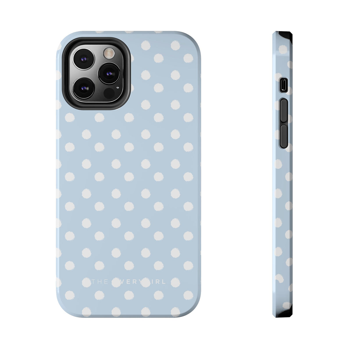 Blue & White Polka Dots Phone Case