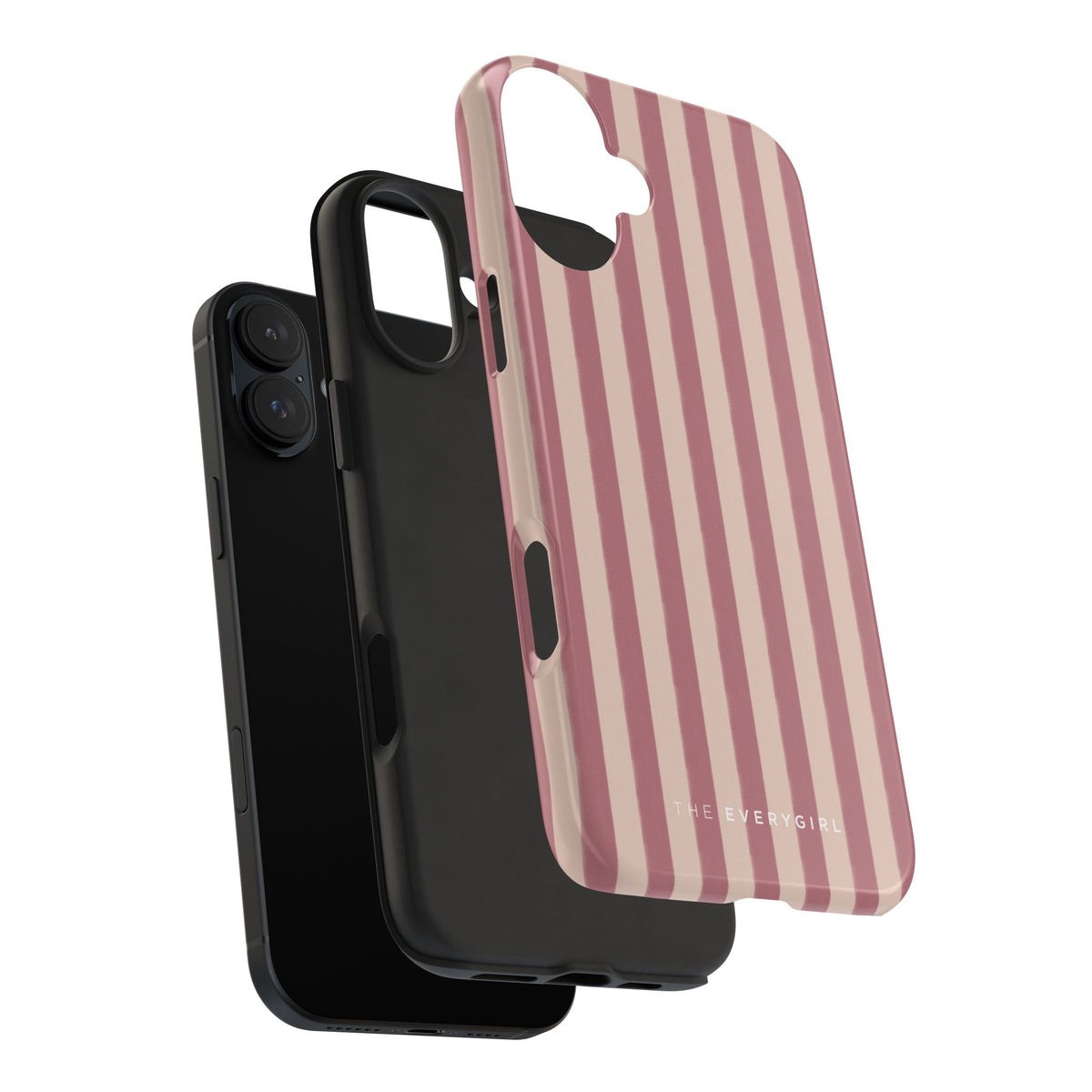 Tone on Tone Pink Stripes IPhone Case