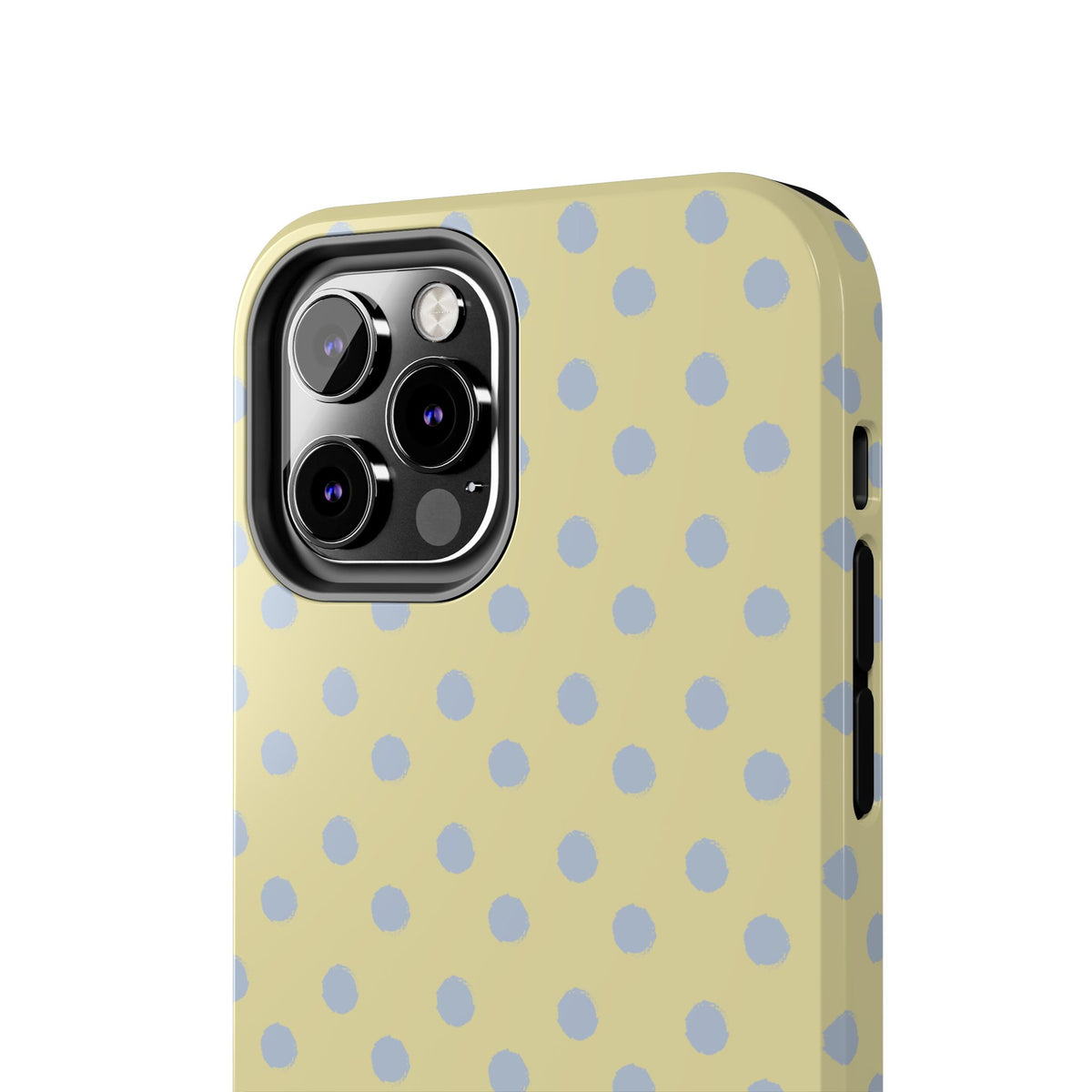 Yellow & Blue Polka Dots Phone Case