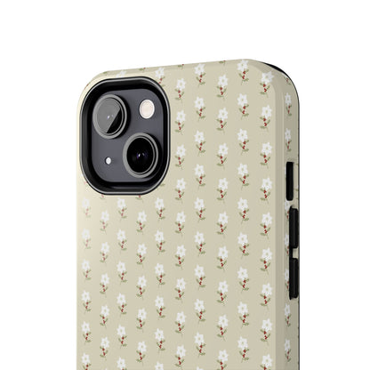 Neutral Tiny Flowers IPhone Case