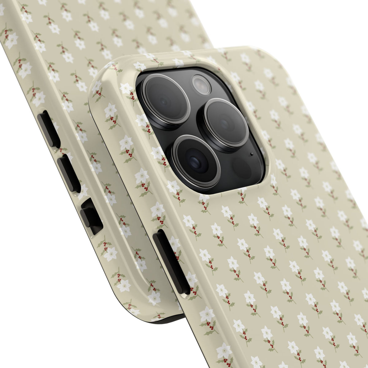Neutral Tiny Flowers IPhone Case