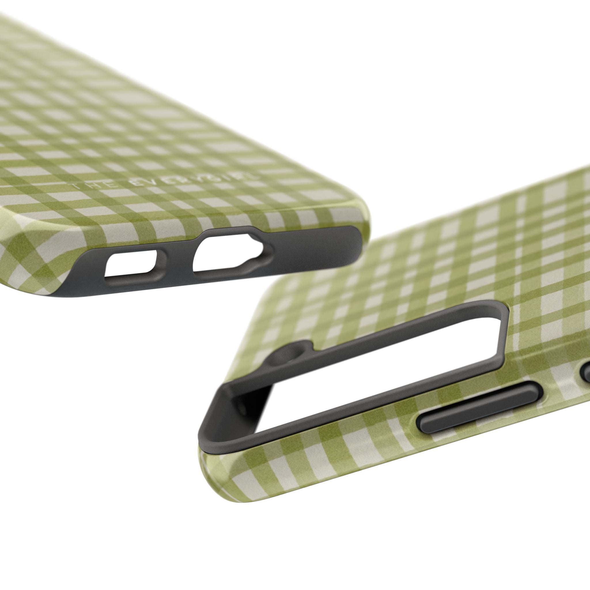 Green Gingham Phone Case