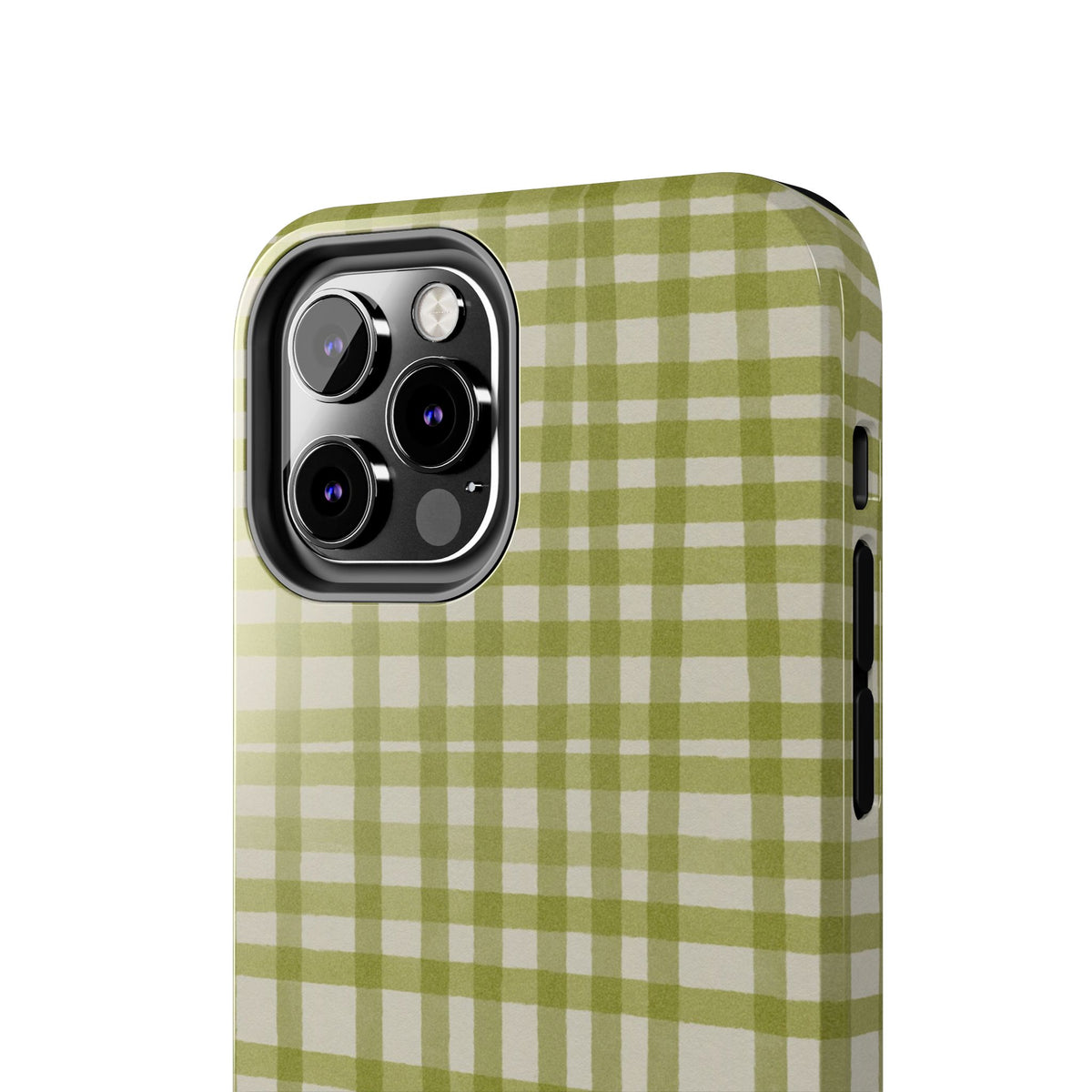 Green Gingham Phone Case