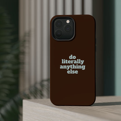 Do Literally Anything Else Brown & Blue Phone Case