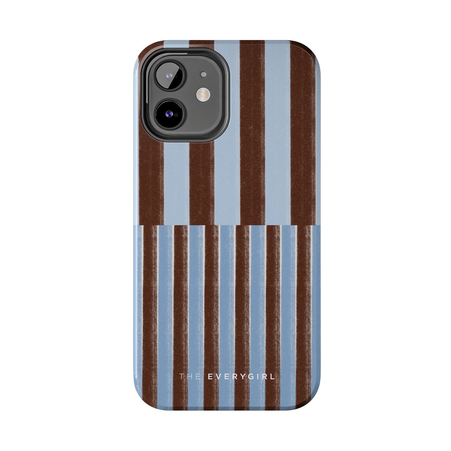 January Blue & Brown Phone Case