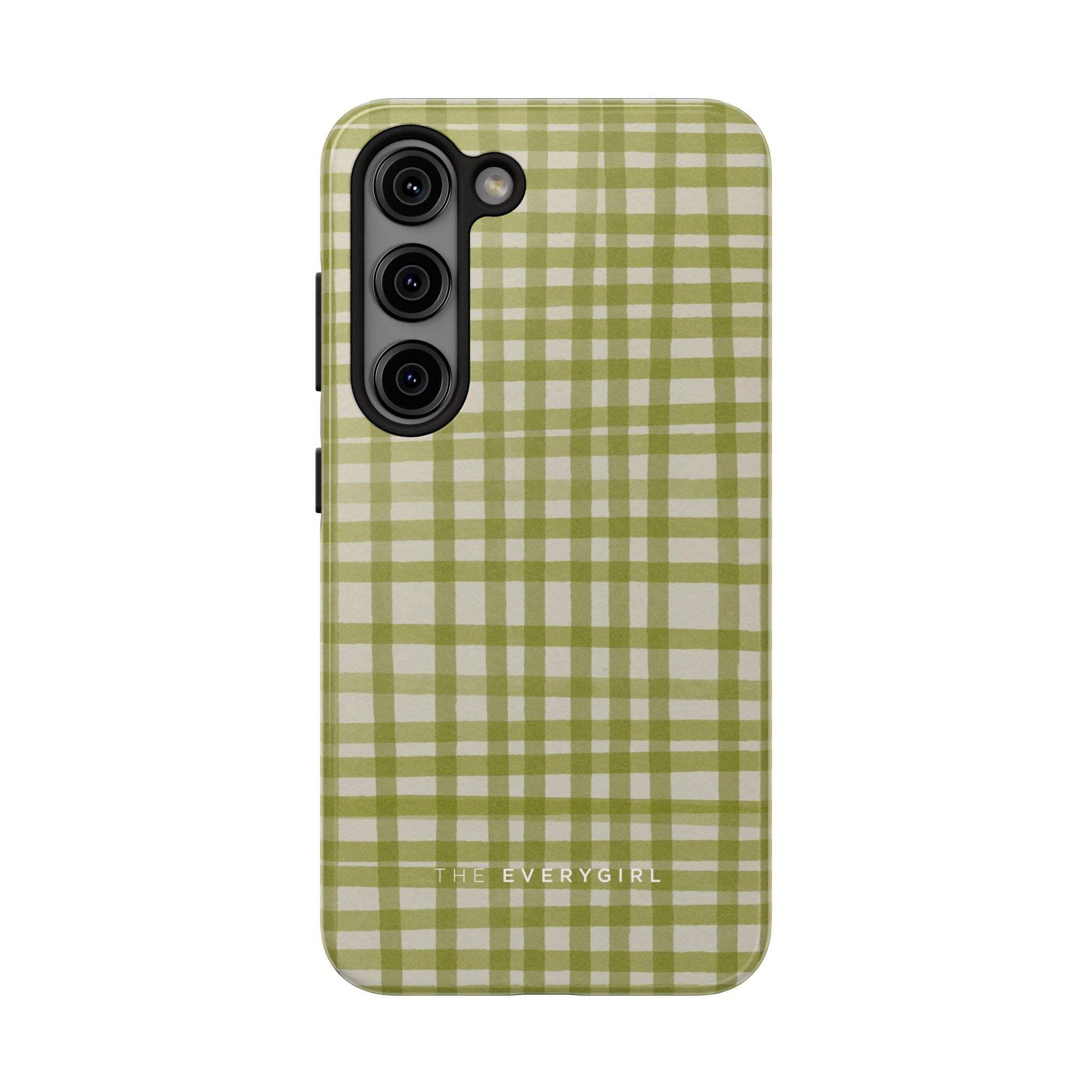 Green Gingham Phone Case