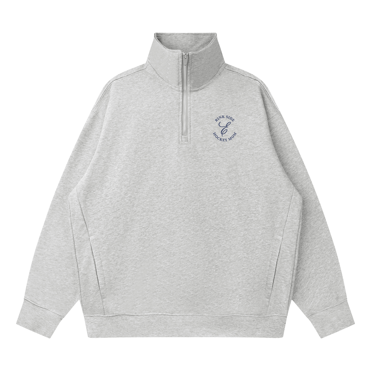 Hockey Mom Half Zip Sweatshirt
