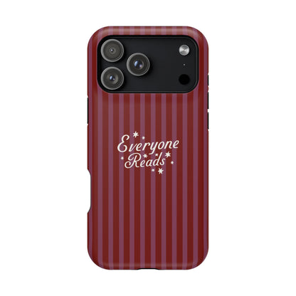 Everyone Reads Phone Case Maroon