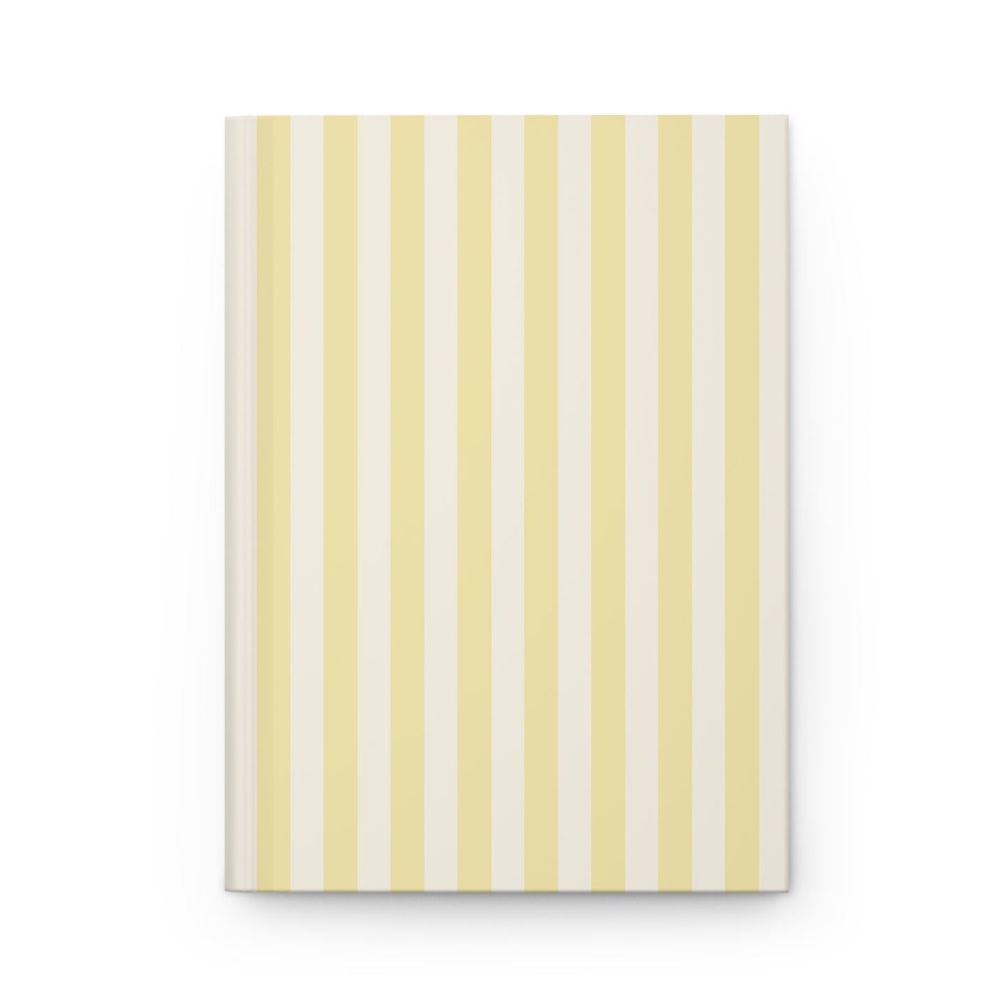 Butter Yellow Stripped Journal