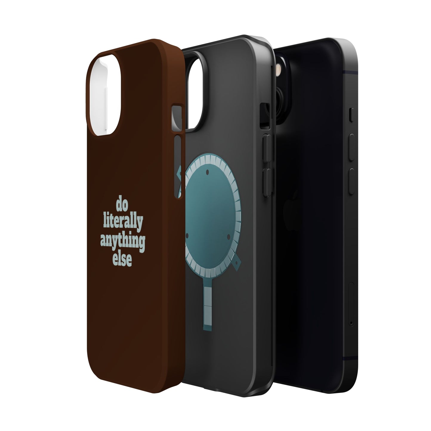 Do Literally Anything Else Brown & Blue Phone Case