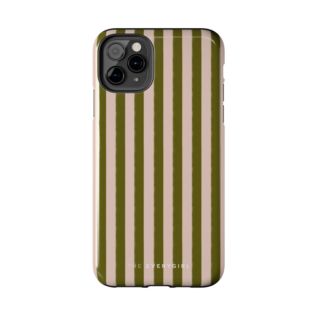 Green & Pink Stripes IPhone Case
