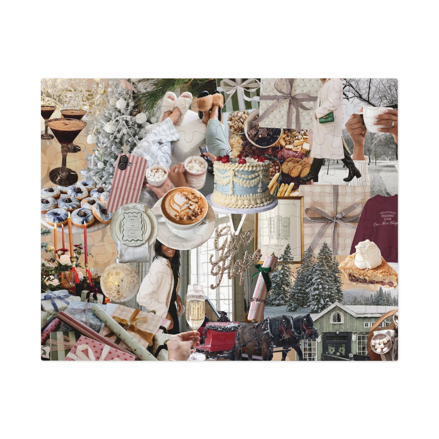 Everygirl Holiday Collage Puzzle