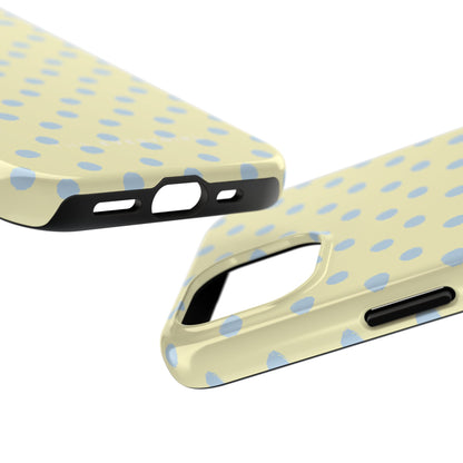 Third Coast – Yellow & Blue Polka Dots Phone Case