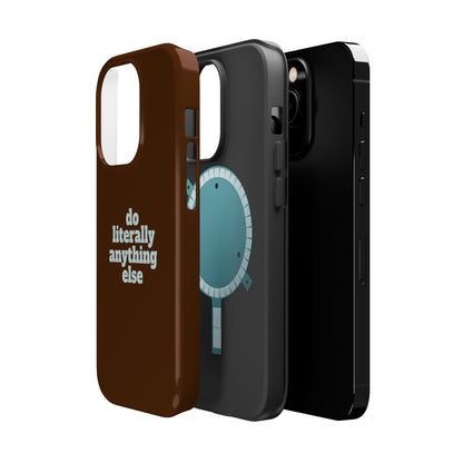 Do Literally Anything Else Brown & Blue Phone Case
