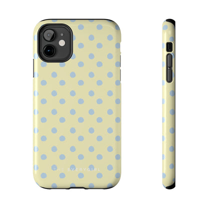 Third Coast – Yellow & Blue Polka Dots Phone Case