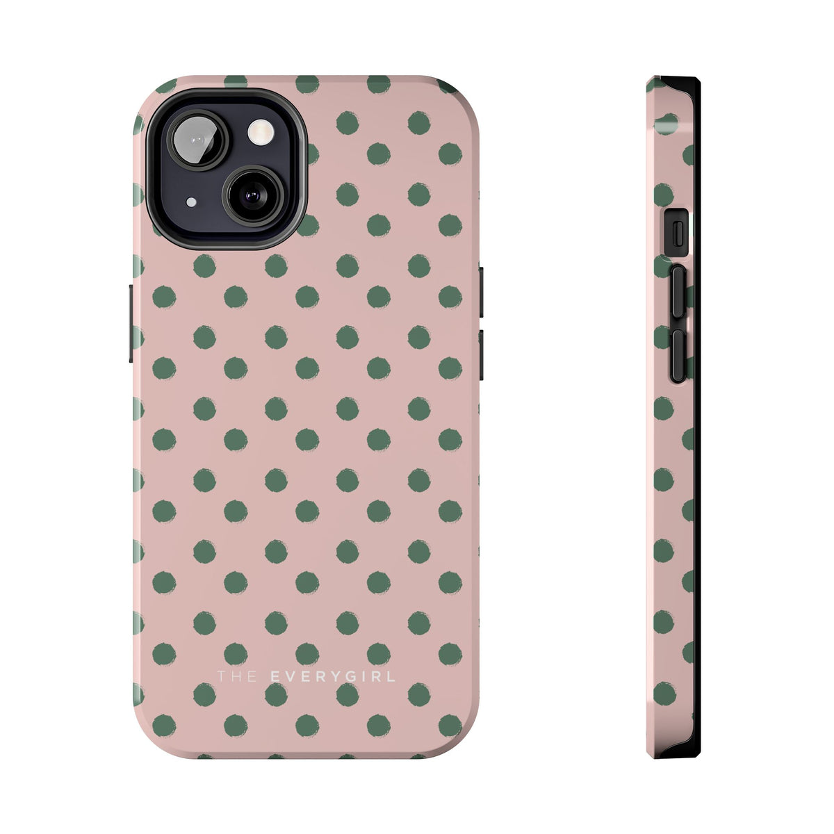 Pink & Green Polka Dots Phone Case