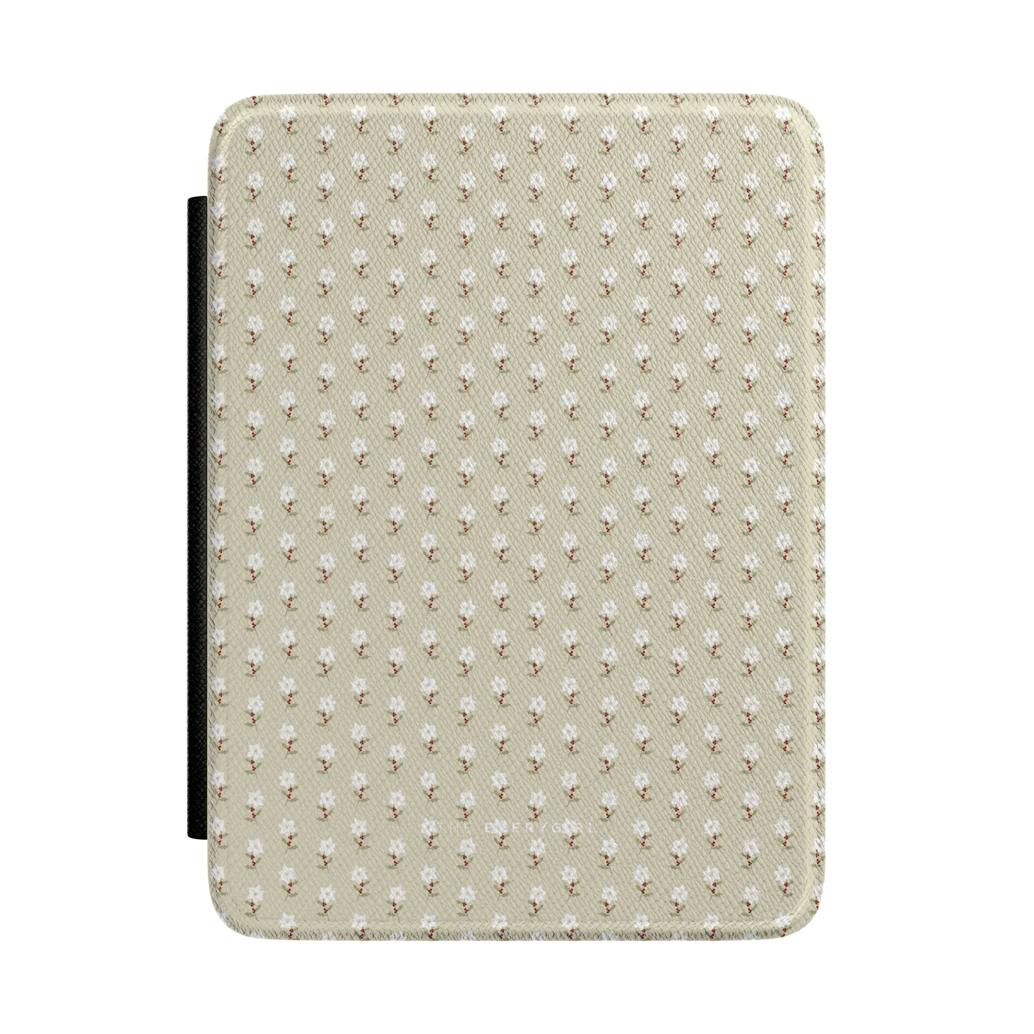 Neutral Tiny Flowers Kindle Case