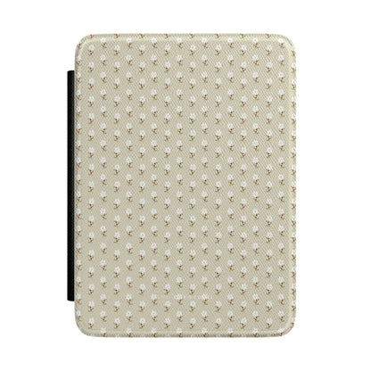 Neutral Tiny Flowers Kindle Case