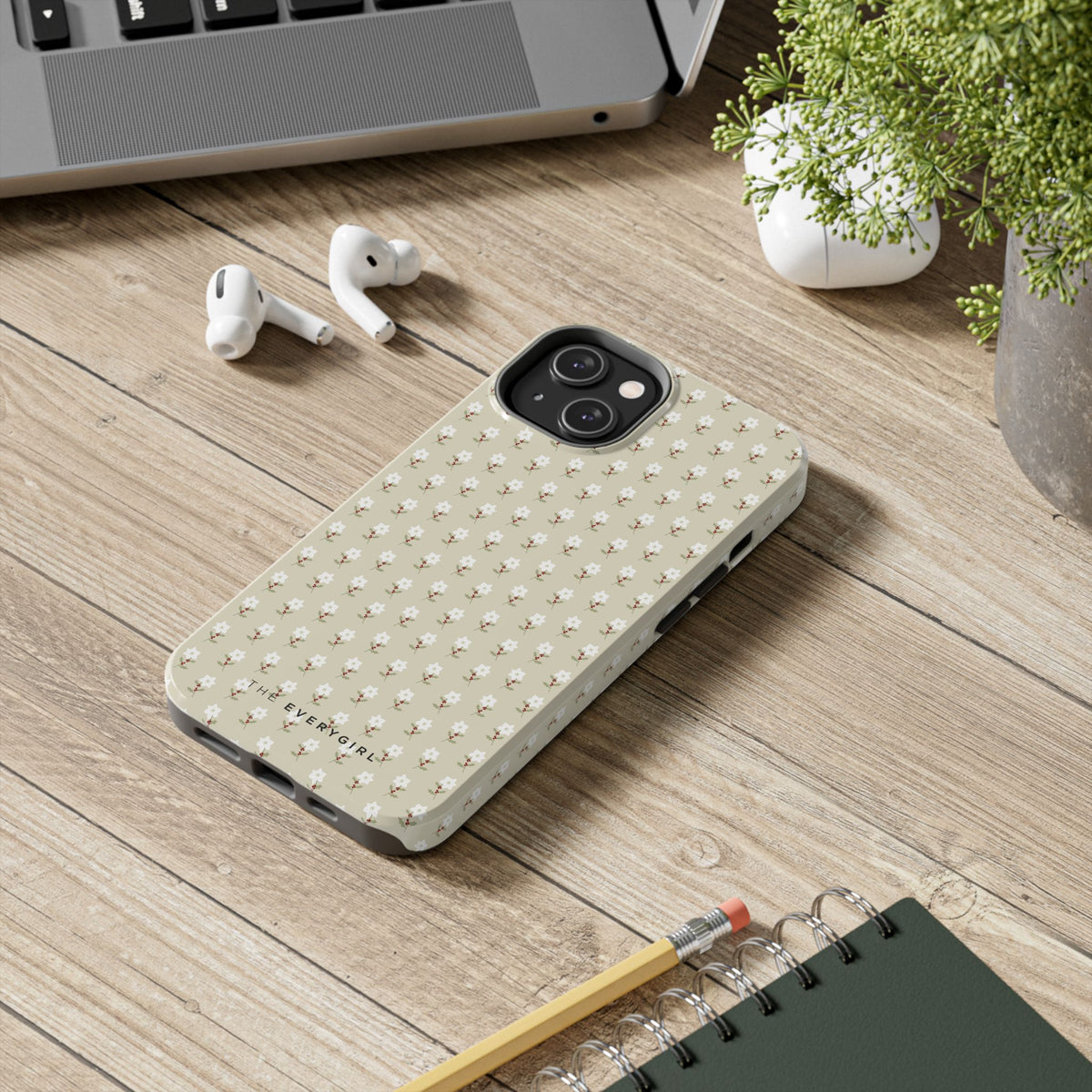 Neutral Tiny Flowers IPhone Case