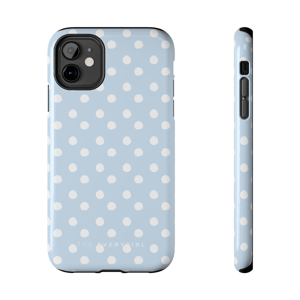 Blue & White Polka Dots Phone Case